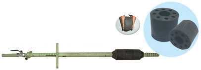 推脹式瓦斯封孔器橡膠件:煤球模型